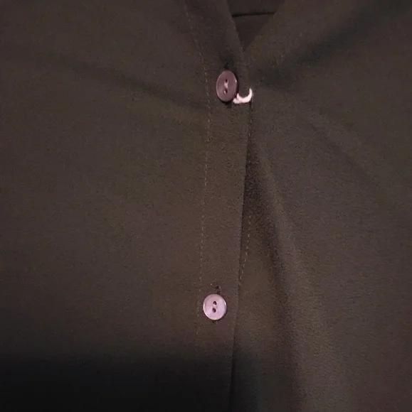 J. Jill Deep Green Button Down Shirt - Picture 4 of 4